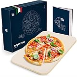 Blumtal Pizzastein - Pizza Stone aus hochwertigem Cordierit für Pizza wie...