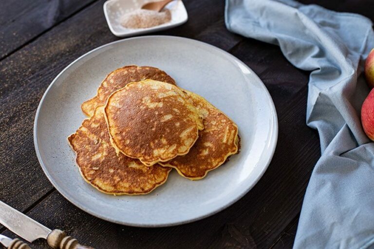 Fränkische Apfelkräpfchen / Apfelpfannkuchen Rezept